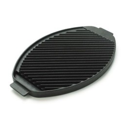 Ketaus ovali dvipusė kepimo lėkštė statinė broil king ka5542