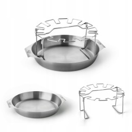 „Napoleon“ nerūdijančio plieno grilio stovas skirtas 12 vištienos kojų kepimui