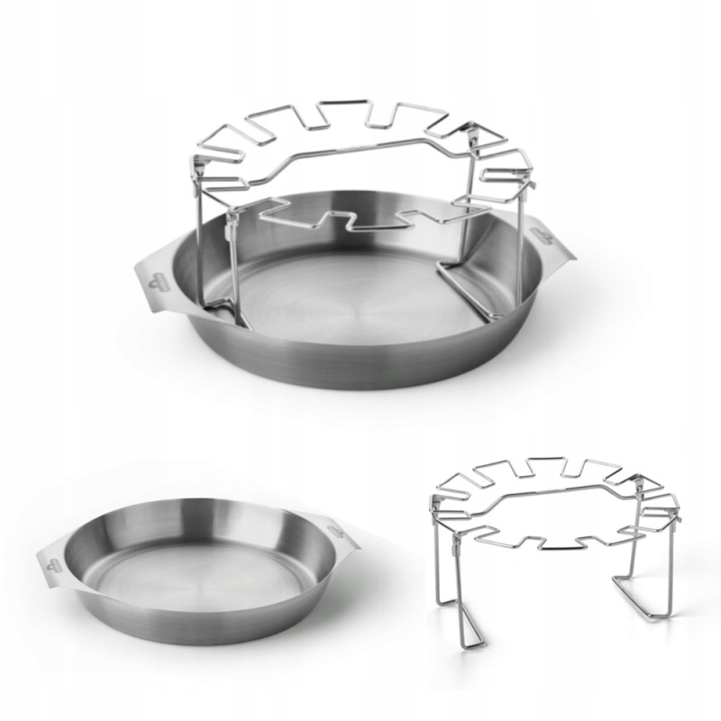 „Napoleon“ nerūdijančio plieno grilio stovas skirtas 12 vištienos kojų kepimui