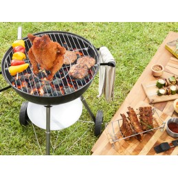 Grillmeister apvalios grotelės su dangteliu ø 48 cm, ant ratų