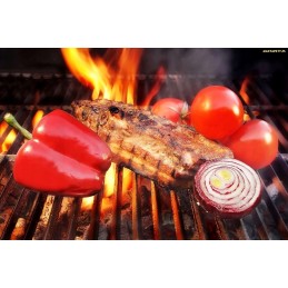 Grillmeister apvalios grotelės su dangteliu ø 48 cm, ant ratų