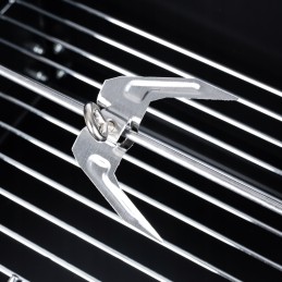 Sodo kepsninė su anglimis ant ratų, didelis iešmas, lentynos, grilis + nemokamas šepetys