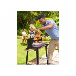 Grillmeister grotelės ant ratų