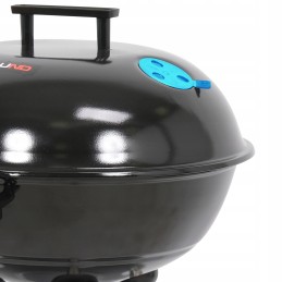 Apvalios anglies kepsninės su dangteliu, grotelės 41cm