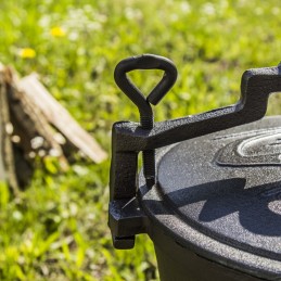 Ketaus katilas, vengriškas medžioklės puodas, židinys, grilis, kepiniai, 4 l