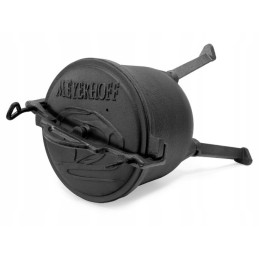 Ketaus katilas, vengriškas medžioklės puodas, židinys, grilis, kepiniai, 4 l