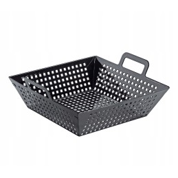 Tērauda grozs dārzeņu grilēšanai, 28 cm