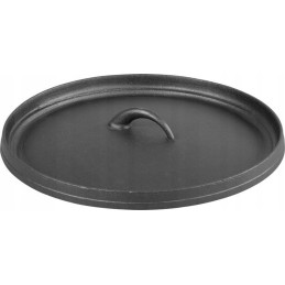 Puodo komplektas, ketaus troškintuvas, 7, 22l, ketaus dangtis, dangtelis