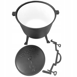 Emaliuotas medinis ketaus puodas, 5l