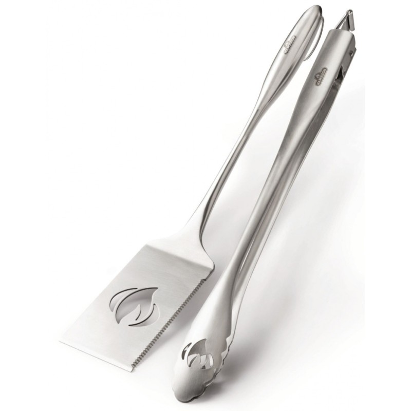 Napoleon 2 dalių nerūdijančio plieno grilio įrankių rinkinys - pro serija