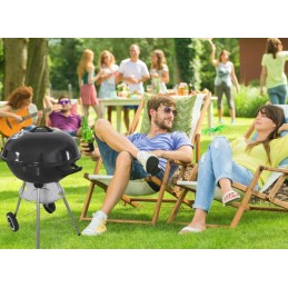 Nebrangi sodo anglių kepsninė su didelėmis 43 cm plieninėmis grotelėmis, stabili, nemokamai