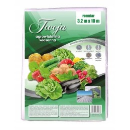 Balta dengianti agrotekstilė p-17 tavo 3,2x10m