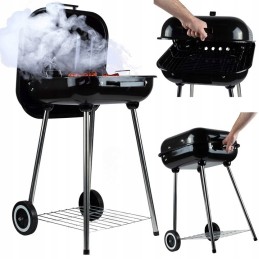 Sodo kepsninė su anglimis, grotelės 40x45 cm