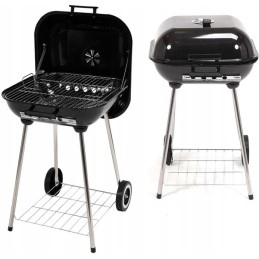 Sodo kepsninė su anglimis, grotelės 40x45 cm