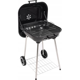 Sodo kepsninė su anglimis, grotelės 40x45 cm