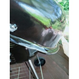 Sodo kepsninė su anglimis, grotelės 40x45 cm