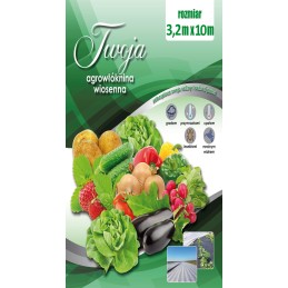 Balta dengianti agrotekstilė p-17 tavo 3,2x10m