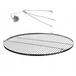 Nerūdijančio plieno grotelės, 70 cm, su grandine