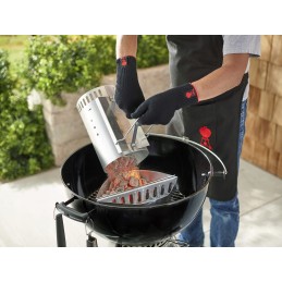 Weber rapidfire kepsninės židinys, sidabrinis, 32,26 x 20,57 x 31,75 cm