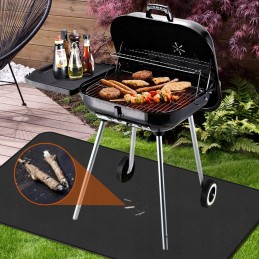 Grill protective mat grill mat solid large resistant bbq