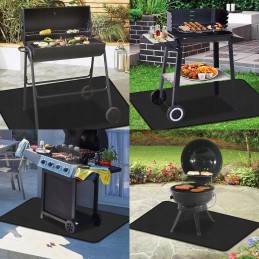Grill protective mat grill mat solid large resistant bbq
