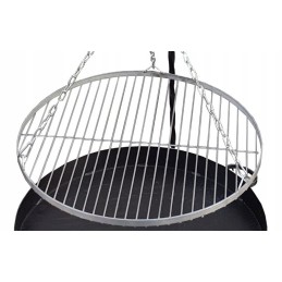 Round grill grate.
