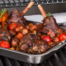 Broil king steel grill pan for grilling better juiciness of dishes