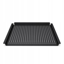 Grill plate perforated black steel bk grill