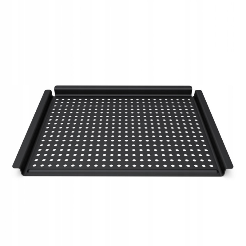 Grill plate perforated black steel bk grill
