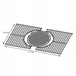 Zeus-c1 ketaus grilio grotelės