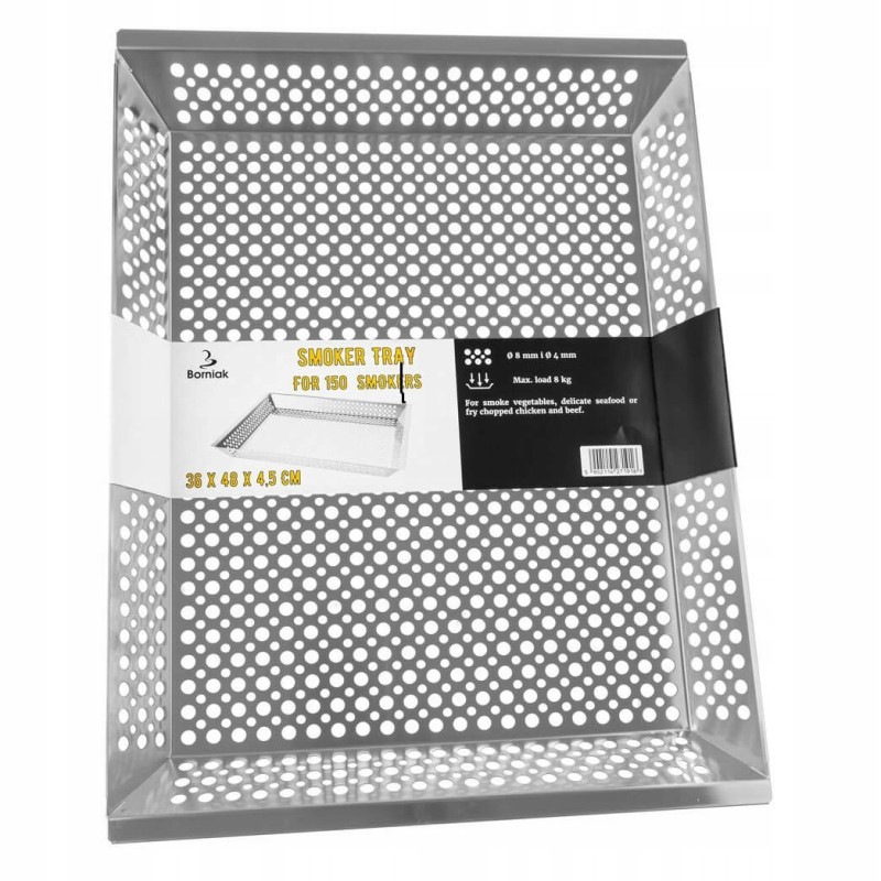 Perforuotas plieninis rūkymo dubuo 150 l borniak