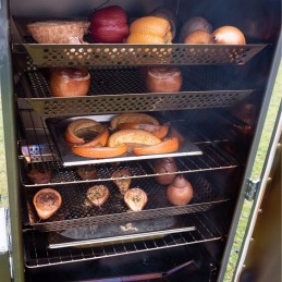 Perforuotas plieninis rūkymo dubuo 150 l borniak