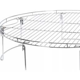 Universalios grilio grotelės 65 cm su atlenkiamomis kojelėmis