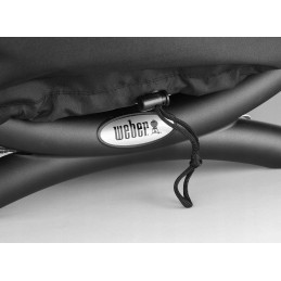 Weber 7117 premium grilio dangtis q100/1000 series, juodas, 71,1 x 43,2 x 35,6 cm