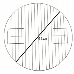 Anglies sodo grilis briketams, uždaras, su ventiliaciniu dangteliu ir lentyna