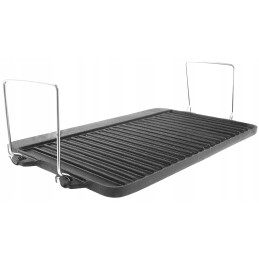 Dvipusė ketaus plokštė. grilis, laužas, viryklė.