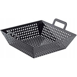Tray basket for grilling vegetables 28x28 cm