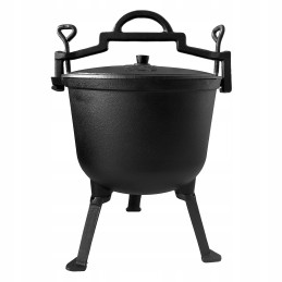 Emaliuotas medinis ketaus puodas, 5l