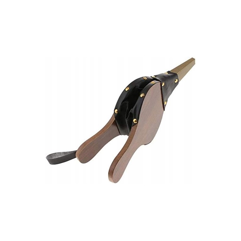 Wooden air blower for lighting a fire, grill, fireplace, bellows