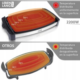 Teppanyaki elektrinė kepsninė lbg8588 2200 col