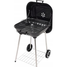 Sodo anglis grilis su dangteliu ir ratukais 40x45