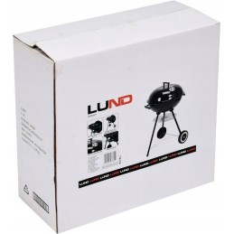 Apvalios anglies kepsninės su dangteliu, grotelėmis, 41 cm