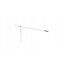 Laužo šakutė su atrama