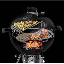 Grilio grotelės, šamotinė sistema, komplektas