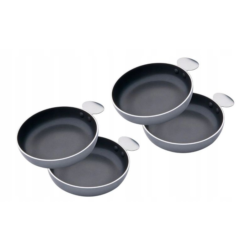 Aliuminio mini tapas keptuvių rinkinys 4 vnt cadac