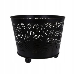 Metalinė sodo židinio lapai monstras 45 cm h2