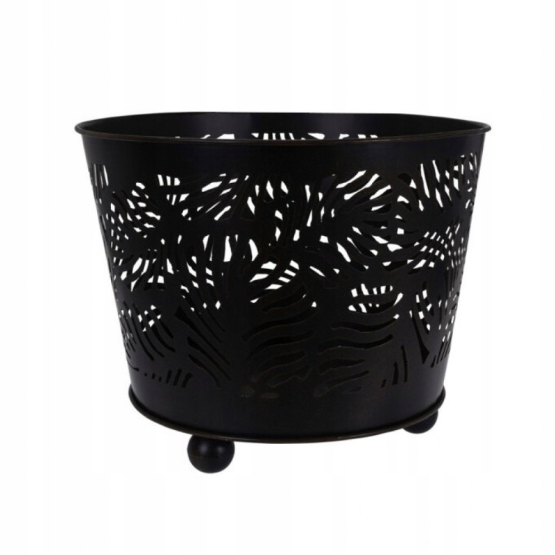 Metalinė sodo židinio lapai monstras 45 cm h2