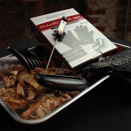 Pulled pork santos rinkinys troškintai jautienai ir kiaulienai, 3 vnt