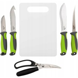 Cattara kepsninių peilių rinkinys 4 + 1 + 1