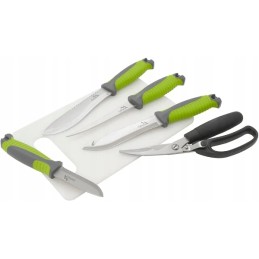Cattara kepsninių peilių rinkinys 4 + 1 + 1